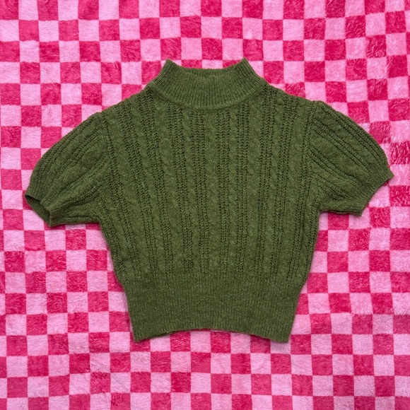 Cider Sweaters - Cider Olive Green Turtleneck Sweater